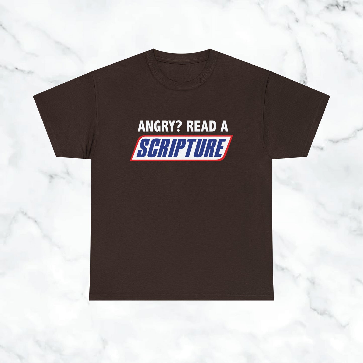 Original "Angry? Read A Scripture" Unisex Heavy Cotton Tee/ 11-13-20