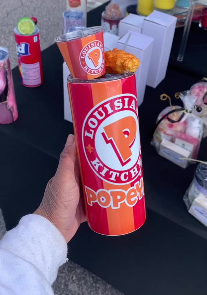 Popeyes Chicken Skinny Tumbler